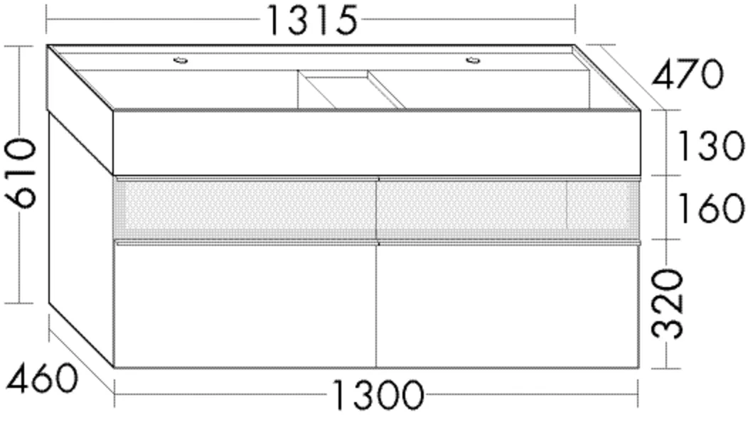 burgbad Badmöbelset „Yumo“ in Kieselgrau Matt burgbad Badmöbelset „Yumo“ in Kieselgrau Matt