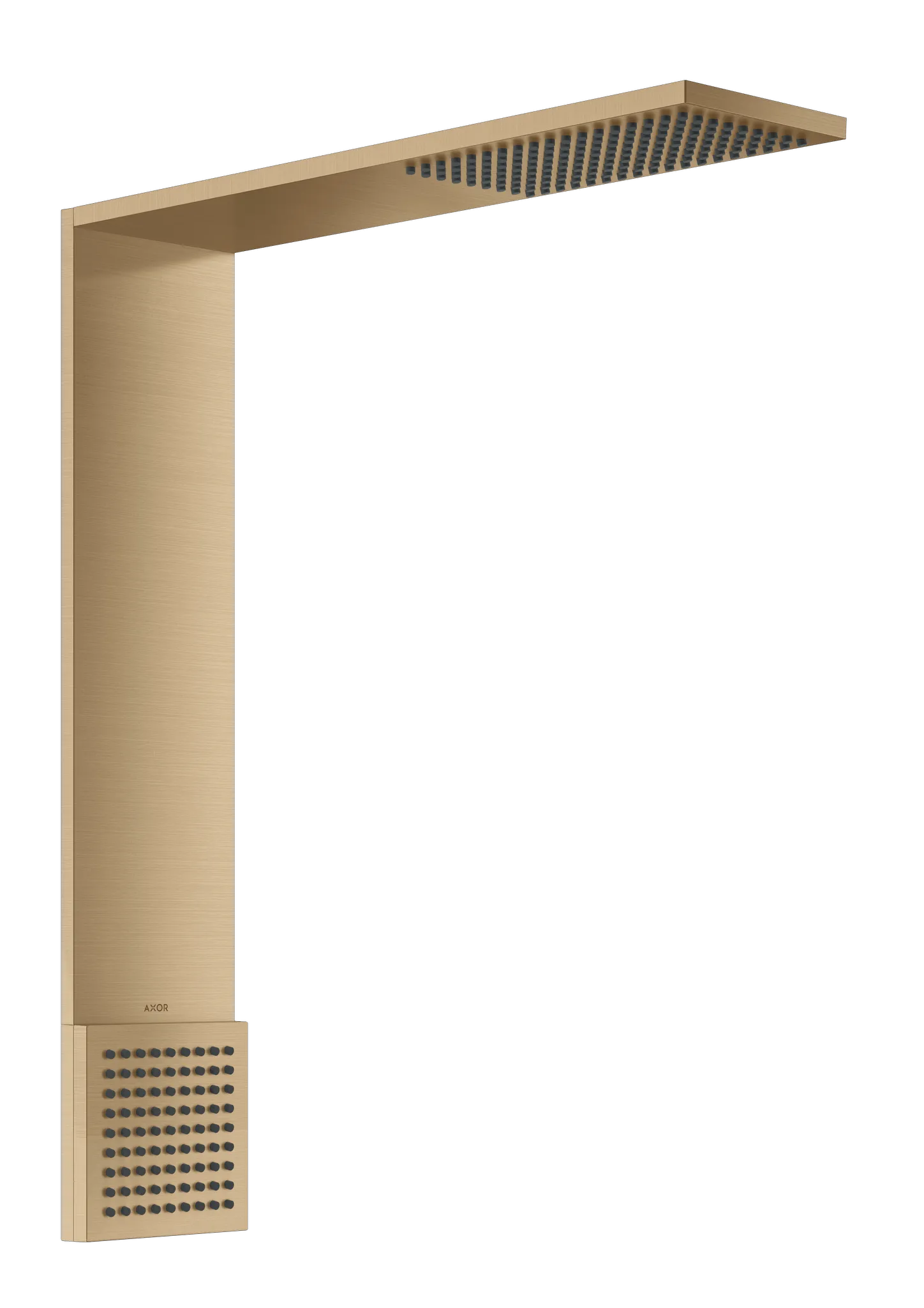 Hansgrohe AXOR ShowerComposition Brausenmodul 110⁄220 1jet mit Schulterbrause, Brushed Bronze