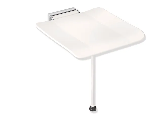 Klappsitz „System 900“ in Signalweiß Klappsitz „System 900“ in Signalweiß