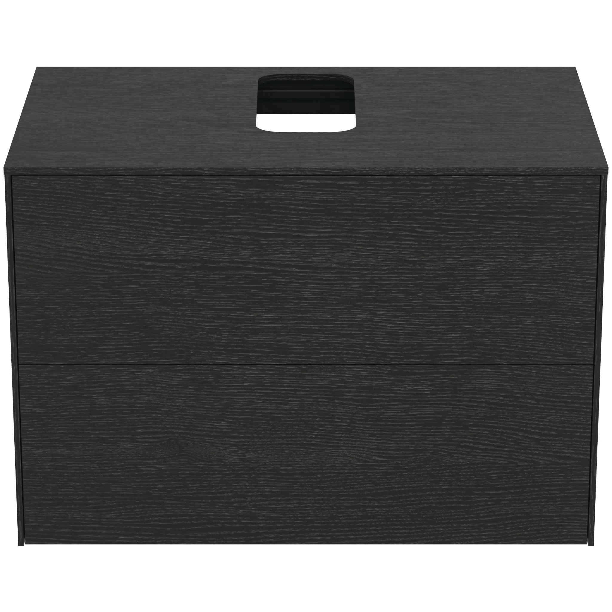 Ideal Standard Conca Waschtischunterschrank, Eiche geflammt, 802x505x550 mm, 2 Auszüge mit Push-Open und Softclose-Einzug