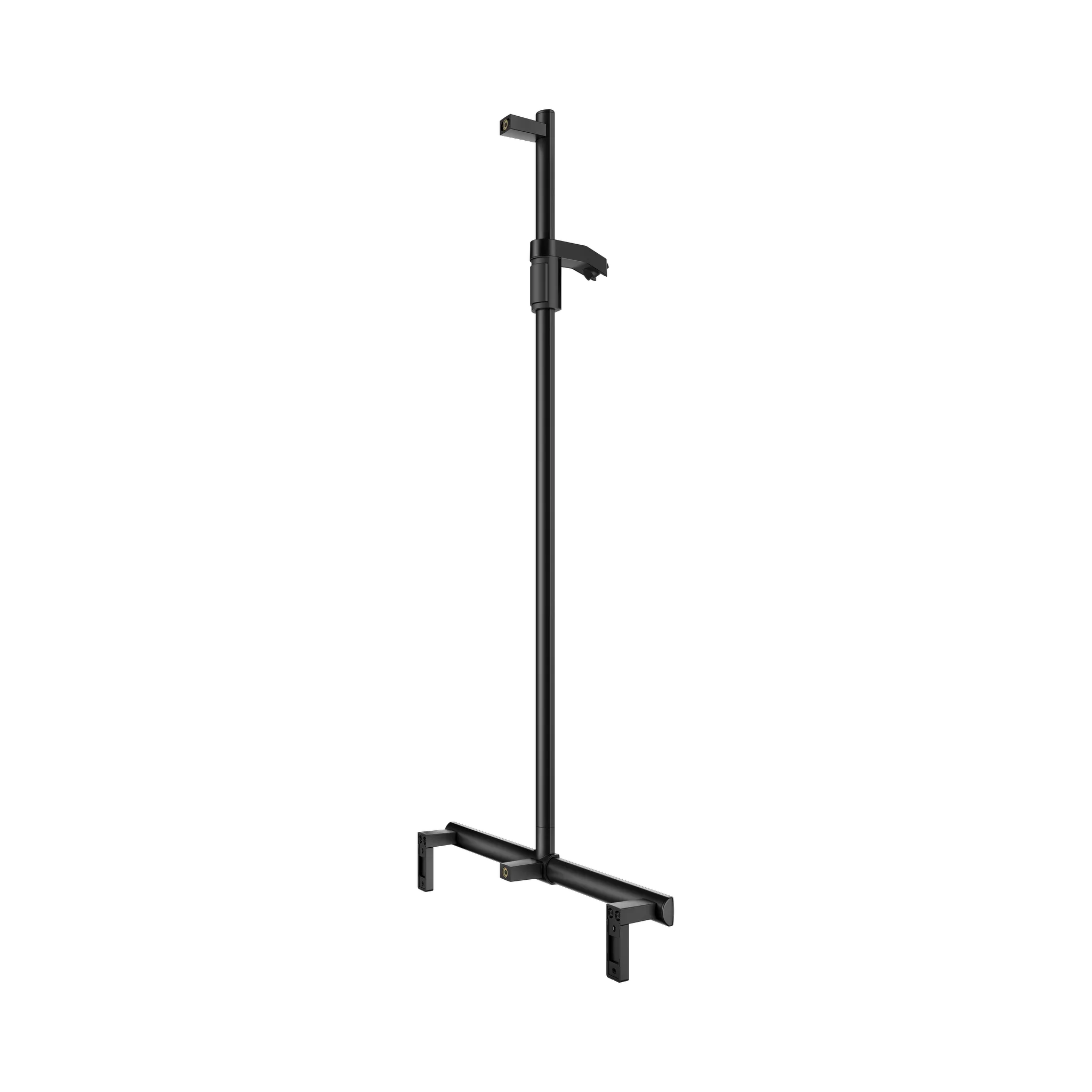 KEUCO Duschhandlauf mit Brausestange „Axess“ 632 × 700 × 1301 mm Ausführung in Schwarz (matt)