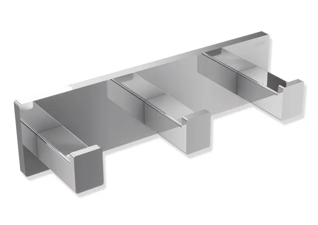 HEWI Hakenleiste System 900 Q, Edelstahl, 155x40x44 mm HEWI Hakenleiste System 900 Q, Edelstahl, 155x40x44 mm