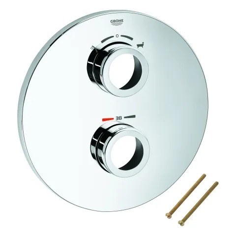 Rosette 49012, für Grohtherm Special Wannenthermostat Fertigmontageset, chrom Rosette 49012, für Grohtherm Special Wannenthermostat Fertigmontageset, chrom