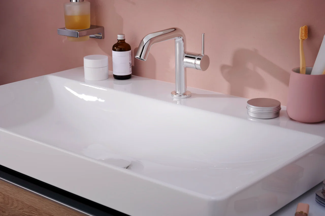 Hansgrohe Xelu Q Waschtisch, weiß, 800x480 mm, wandhängend, mit Hahnloch, ohne Überlauf, SmartClean Glasur