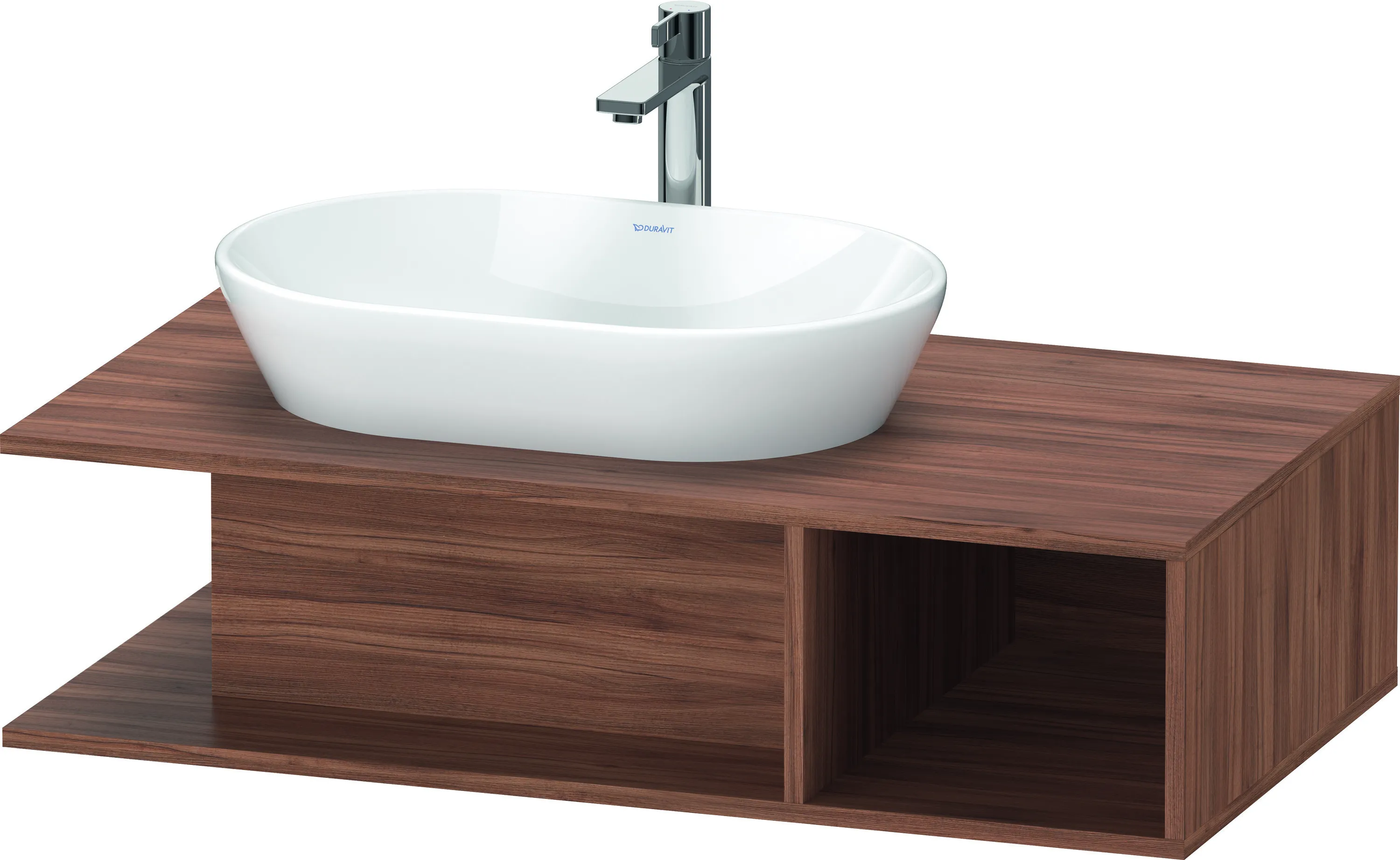 Duravit Waschtischunterschrank wandhängend „D-Neo“ 100 × 26 × 55 cm Nussbaum Natur Duravit Waschtischunterschrank wandhängend „D-Neo“ 100 × 26 × 55 cm Nussbaum Natur