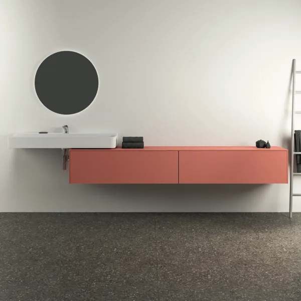 Ideal Standard Waschtischunterschrank „Conca“ 238,7 × 37 × 50,5 cm Sunset matt lackiert Ideal Standard Waschtischunterschrank „Conca“ 238,7 × 37 × 50,5 cm Sunset matt lackiert
