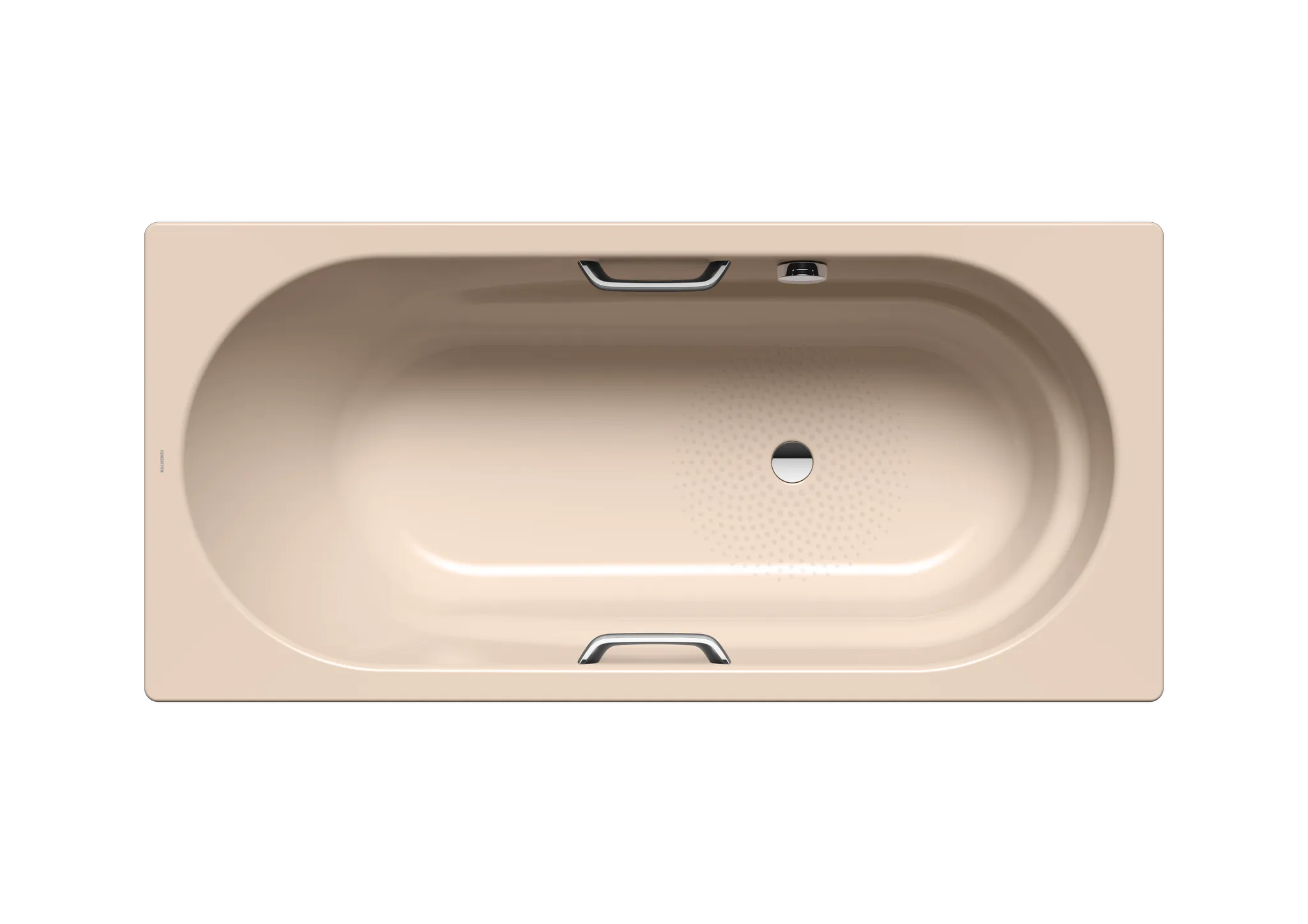 Kaldewei Badewanne „Vaio“ Star rechteck 170 × 80 cm, mit Grifflochbohrungen mit gegenüberliegender Überlaufbohrung, in bahamabeige