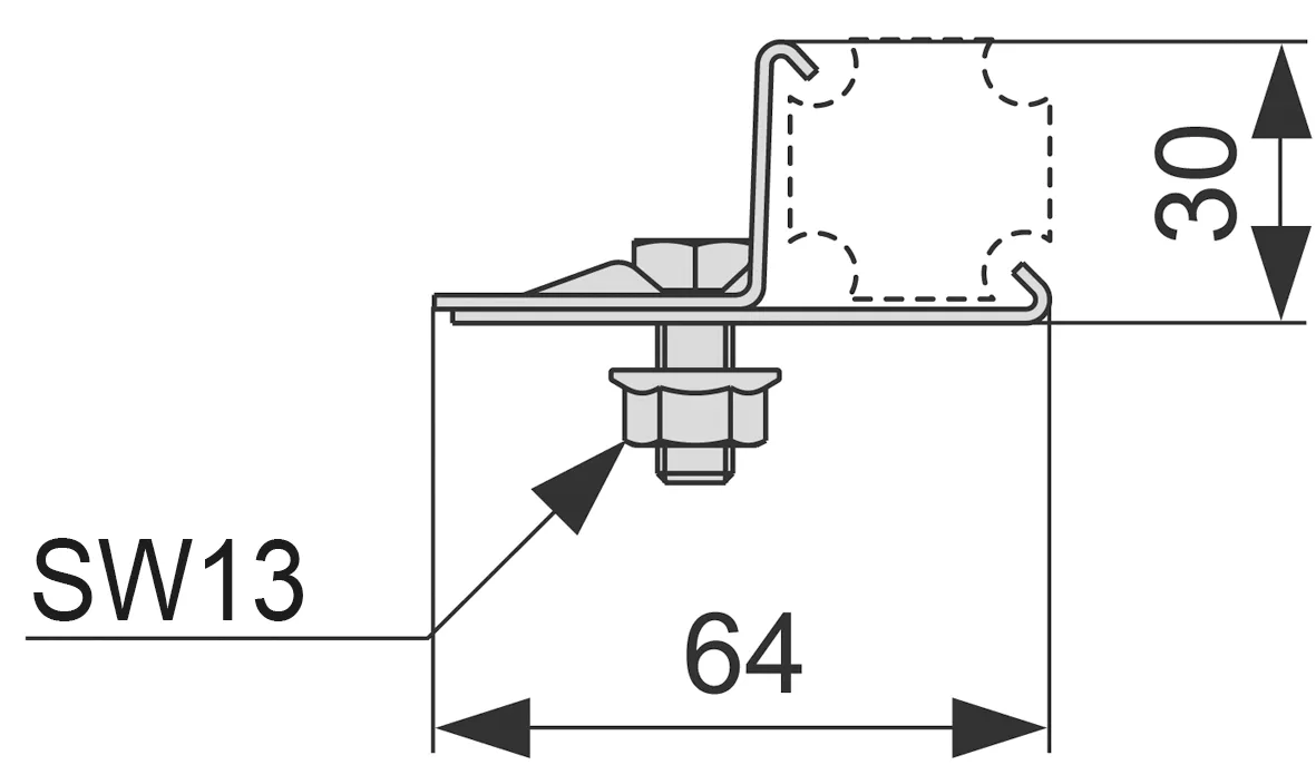 TECEprofil Multiklemme zur Befestigung von Fremdmaterialien TECEprofil Multiklemme zur Befestigung von Fremdmaterialien