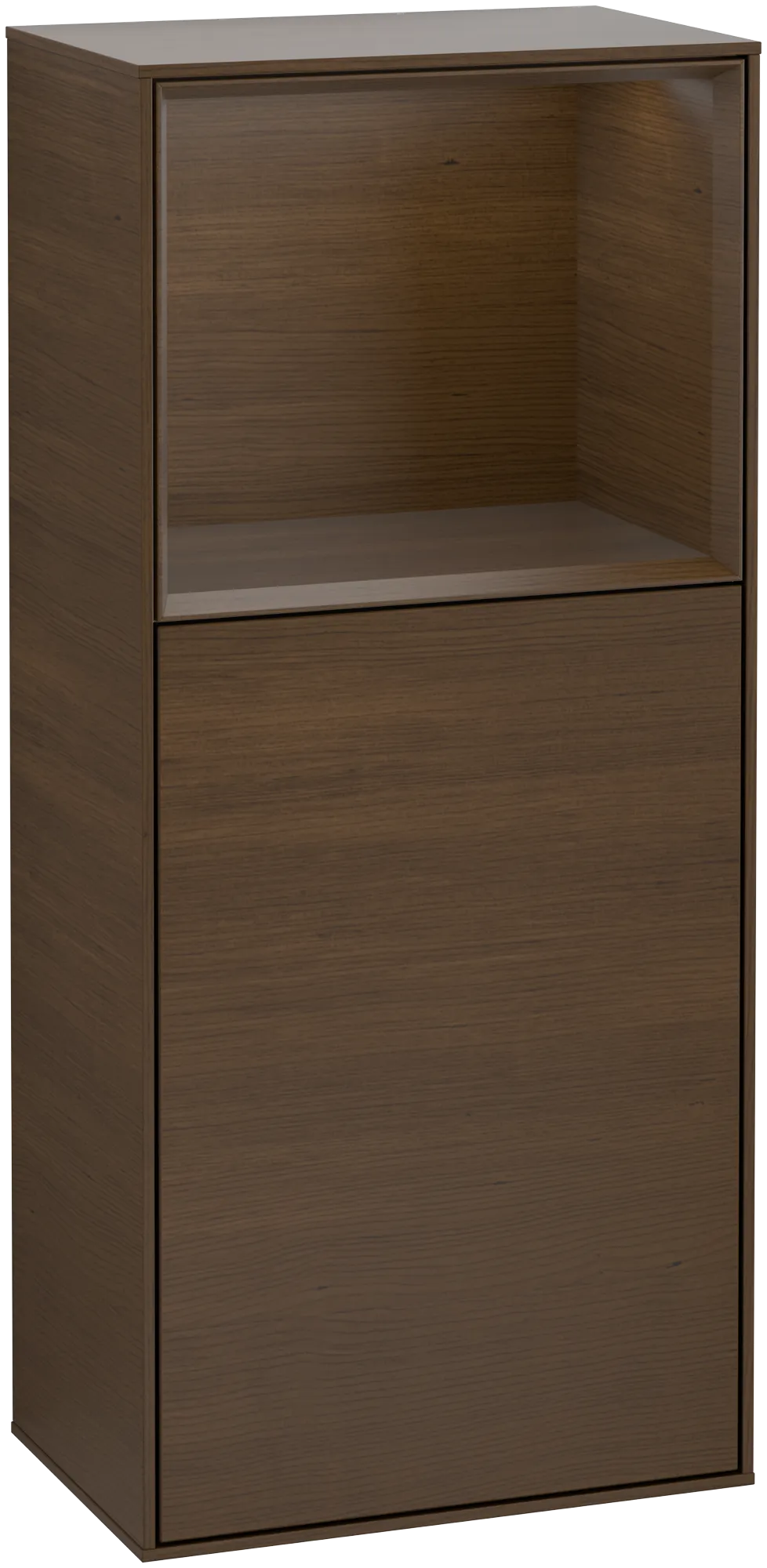 Villeroy & Boch Finion Seitenschrank F50, 418 x 936 x 270 mm, Walnut Veneer