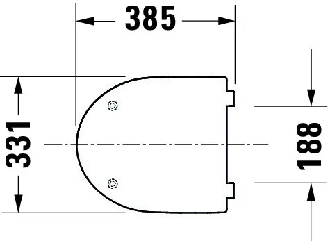 Duravit WC-Sitz „No.1“ 33,1 × 38,5 × 4,2 cm in, Soft Closing, Scharniere Edelstahl Duravit WC-Sitz „No.1“ 33,1 × 38,5 × 4,2 cm in, Soft Closing, Scharniere Edelstahl