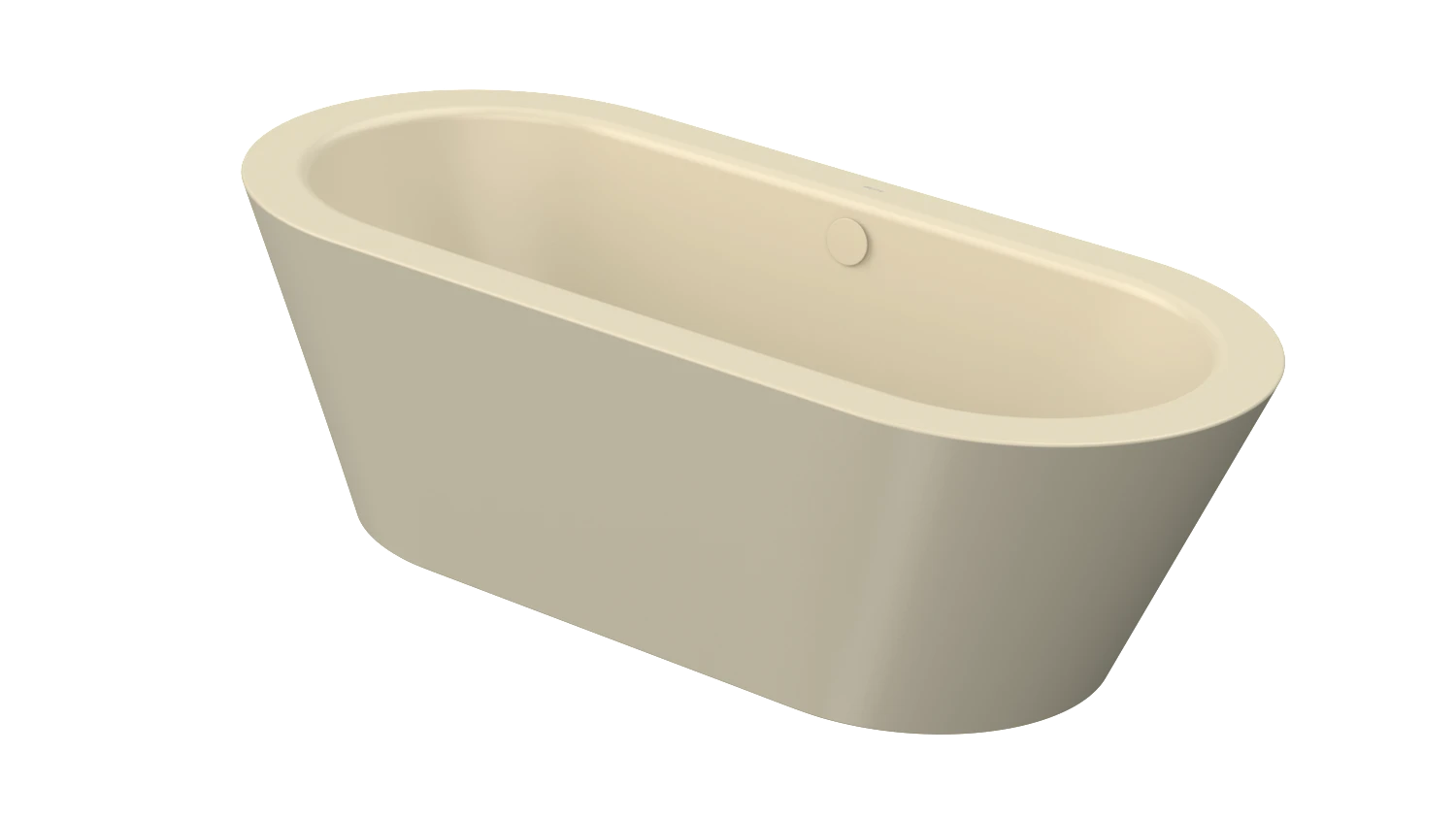 Bette Badewanne „BetteStarlet Oval Silhouette“ freistehend oval 185 × 85 cm in Cream