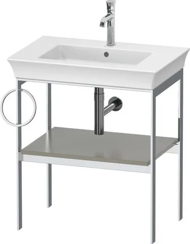 Duravit Konsole „White Tulip“ in Steingrau Seidenmatt