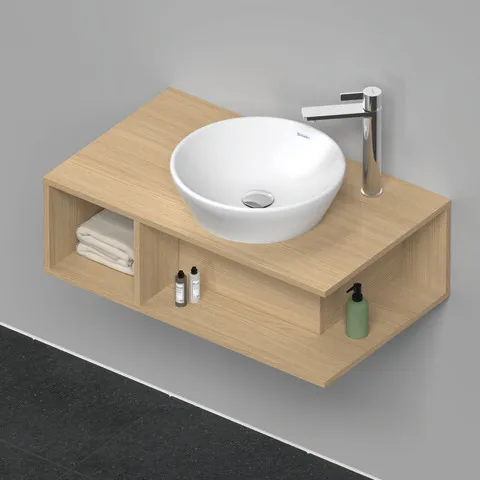 Duravit Waschtischunterschrank wandhängend „D-Neo“ 80 × 26 × 48 cm Eiche Natur