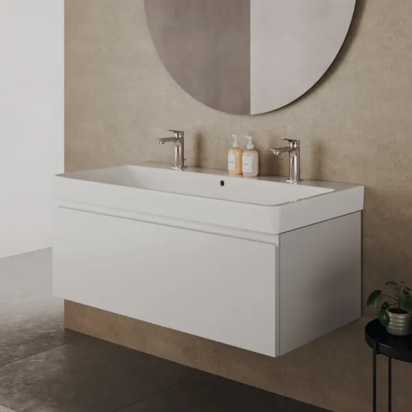 Ideal Standard Waschbecken „i.lifeB“, Hahnlochposition mittig in Weiß