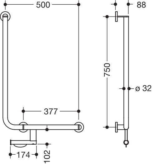 HEWI Haltegriff „System 900“