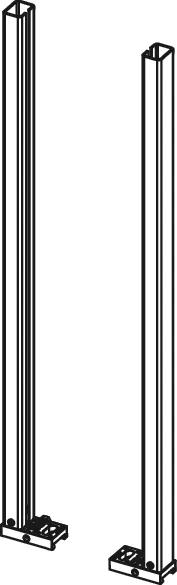 TECEprofil Modulfüße, verlängerte Ausführung TECEprofil Modulfüße, verlängerte Ausführung