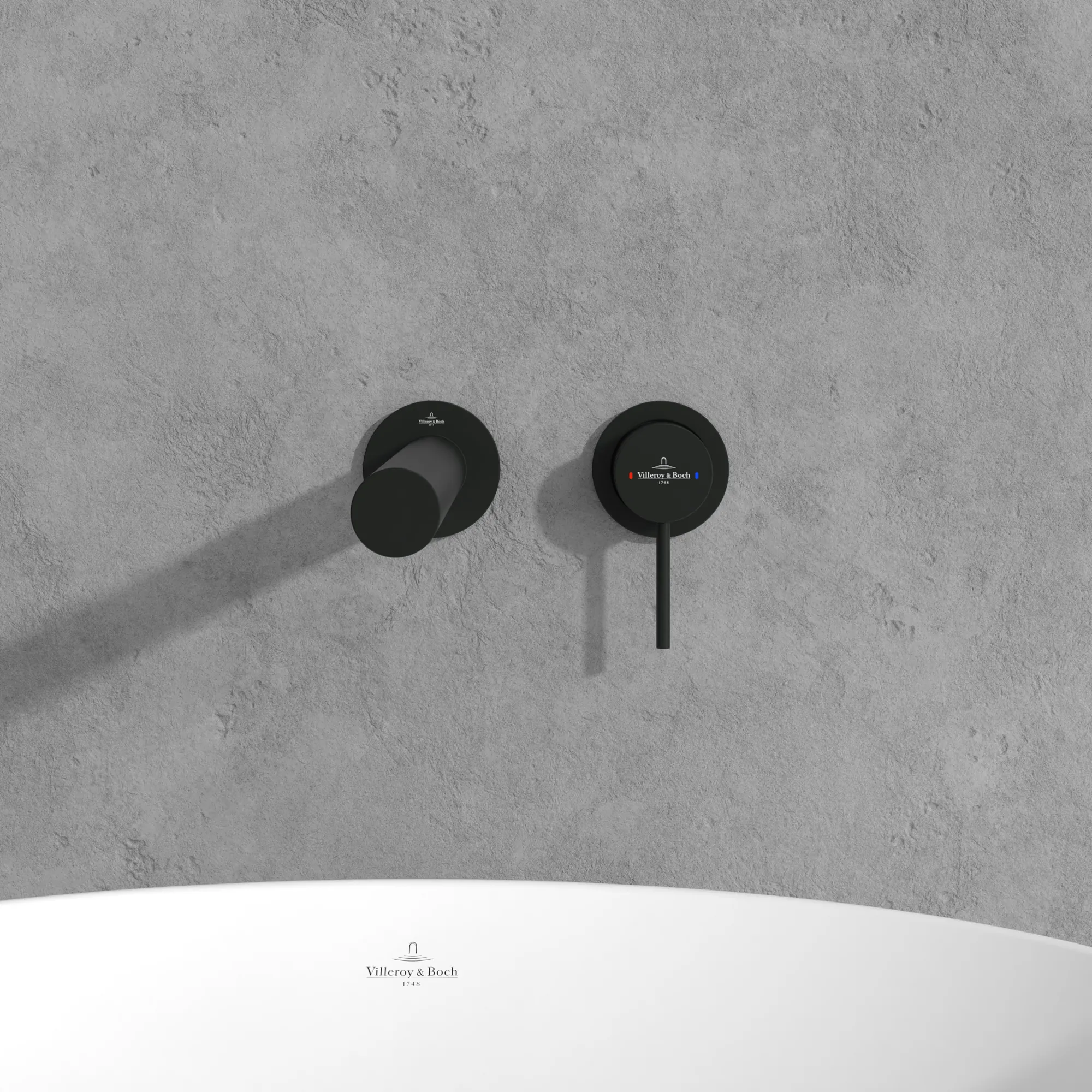 Villeroy & Boch Einhebel-Waschtischarmatur Loop & Friends, 60x225x60 mm, Matt Black Villeroy & Boch Einhebel-Waschtischarmatur Loop & Friends, 60x225x60 mm, Matt Black