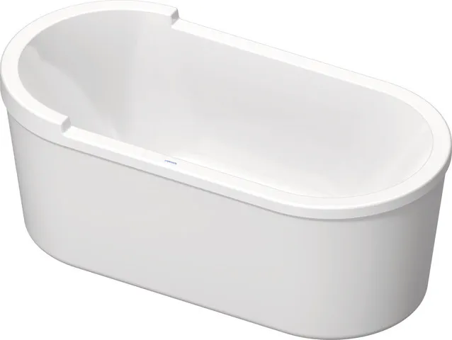 Duravit Badewanne „Starck“ freistehend oval 1600 × 800 mm, Mittelablauf in Weiß Duravit Badewanne „Starck“ freistehend oval 1600 × 800 mm, Mittelablauf in Weiß