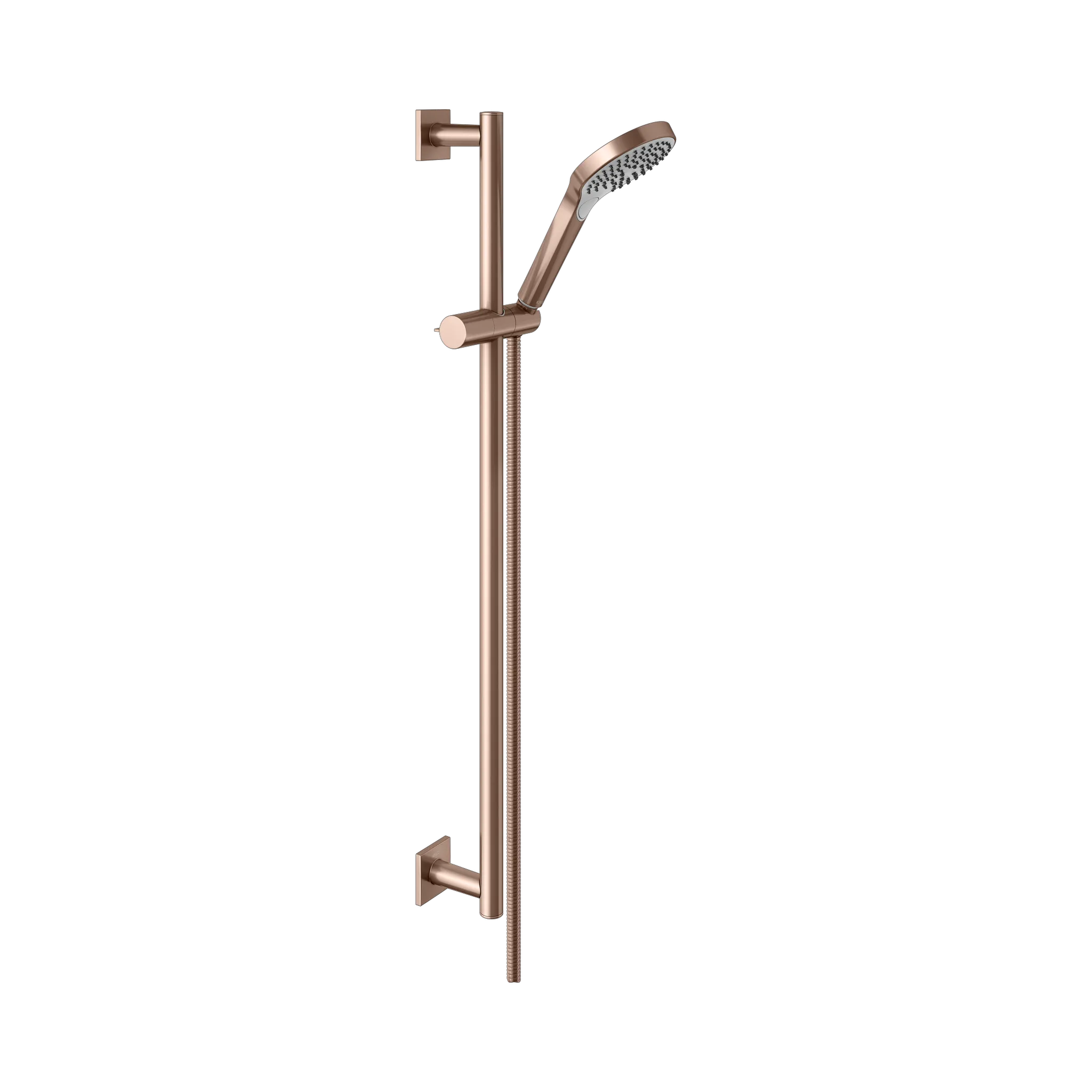 IXMO Brause-Set eckig 855 mm Rotgold gebürstet