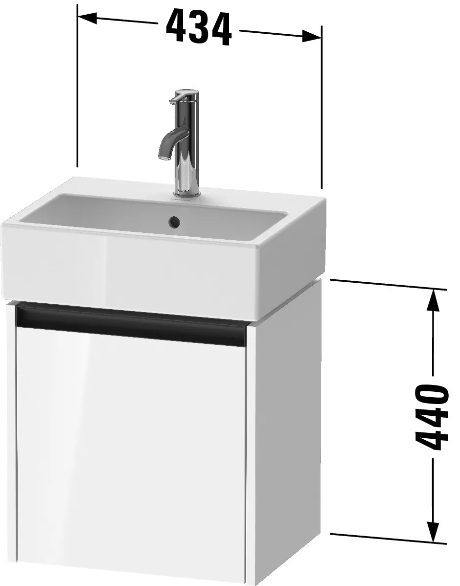 Duravit Waschtischunterschrank wandhängend „Ketho.2“ 43,4 × 44 × 33,8 cm in Taupe Supermatt Duravit Waschtischunterschrank wandhängend „Ketho.2“ 43,4 × 44 × 33,8 cm in Taupe Supermatt