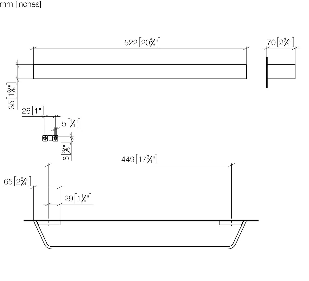 Badetuchhalter CL.1 Chrom 83045705