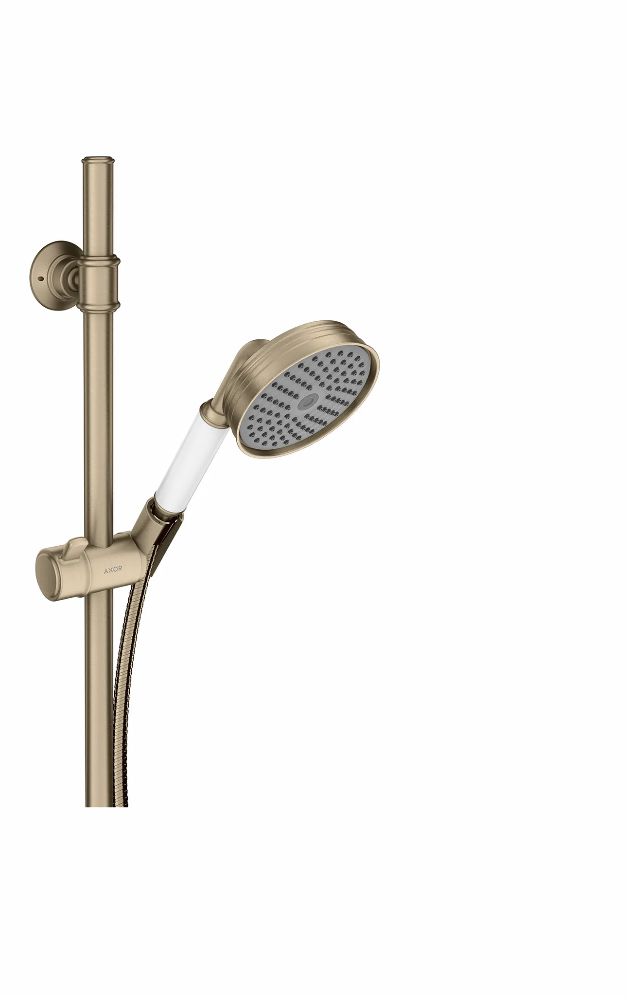 Hansgrohe AXOR Montreux Brausenset 0,90 m, Brushed Nickel, Brausekopf 100 mm, RainAir Strahlart, QuickClean, max. Durchflussmenge 16 l/min bei 3 bar Hansgrohe AXOR Montreux Brausenset 0,90 m, Brushed Nickel, Brausekopf 100 mm, RainAir Strahlart, QuickClean, max. Durchflussmenge 16 l/min bei 3 bar