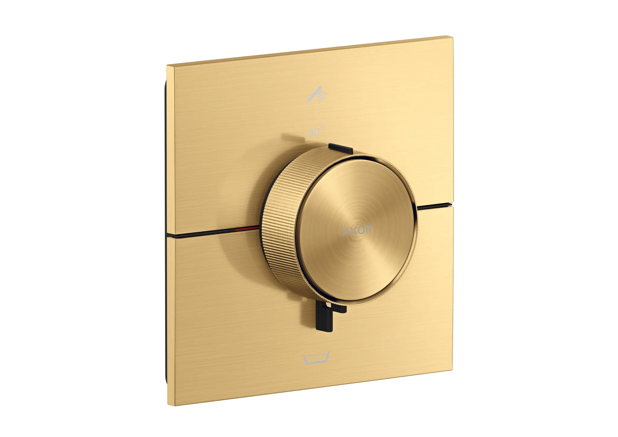 AXOR ShowerSelect ID Thermostat Unterputz eckig für 2 Verbraucher mit integrierter Sicherungskombi nach EN1717 Chrom