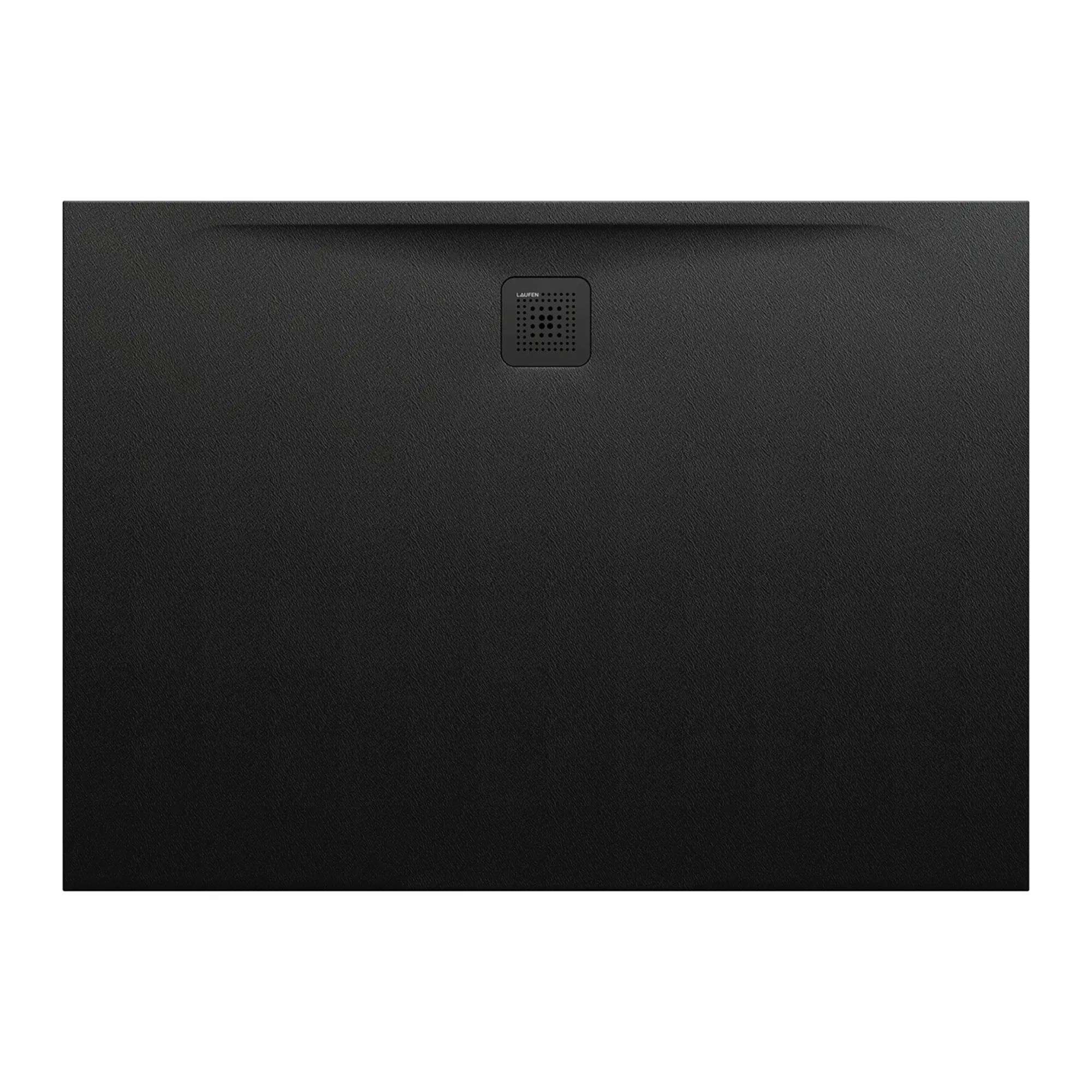 Laufen rechteck Duschwanne „Pro“ Ablauf lange Seite 1400 × 1000 mm in Schwarz