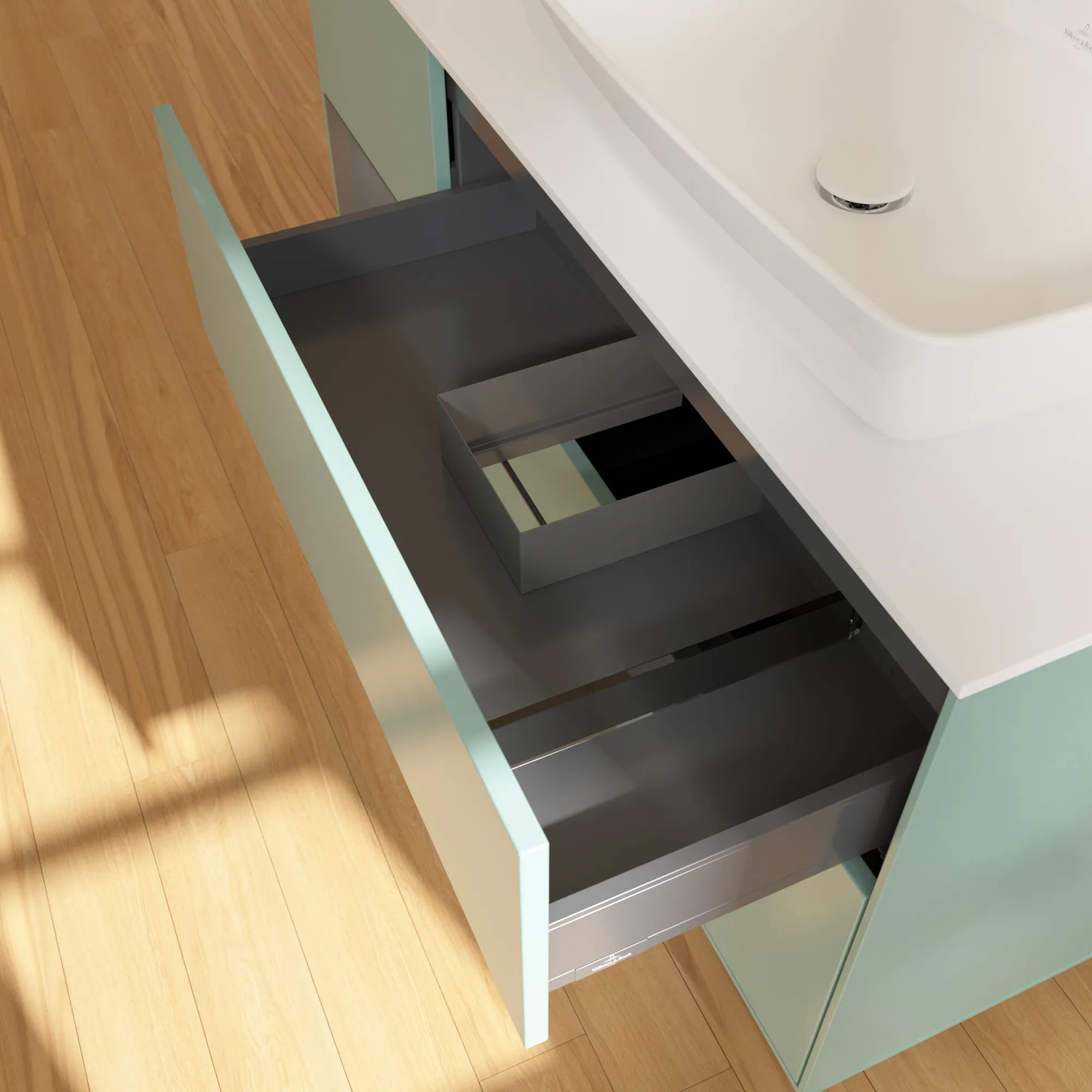 Villeroy & Boch Finion Waschbeckenunterschrank F80 1200x603x501mm Olive Matt Villeroy & Boch Finion Waschbeckenunterschrank F80 1200x603x501mm Olive Matt