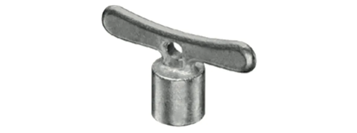 Steckschlüssel, Schlüsselweite 4-kant: 6 mm, mattchrom