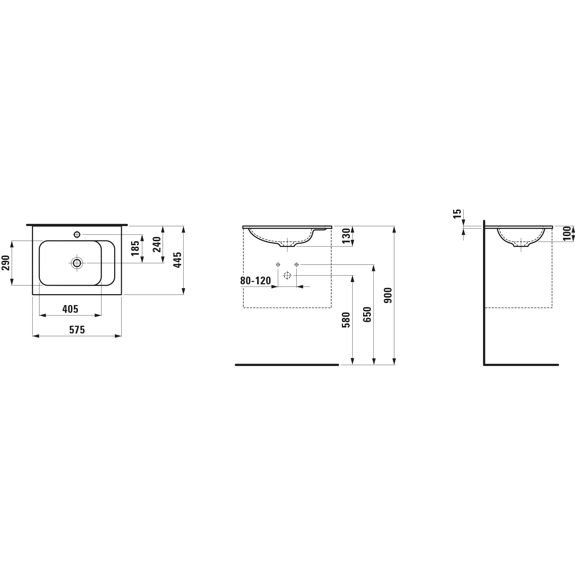 Laufen Möbelwaschtisch Slim MEDA 445x575x130 Marbond Ablage rechts 1 Hl. o.Ül. weiß Laufen Möbelwaschtisch Slim MEDA 445x575x130 Marbond Ablage rechts 1 Hl. o.Ül. weiß