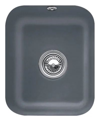 Villeroy & Boch Unterbau-Küchenspülbecken „Cisterna“ 45 370 × 435 × 200 mm in Graphite