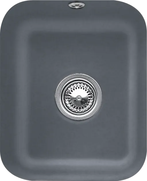 Villeroy & Boch Unterbau-Küchenspülbecken „Cisterna“ 45 370 × 435 × 200 mm in Graphite Villeroy & Boch Unterbau-Küchenspülbecken „Cisterna“ 45 370 × 435 × 200 mm in Graphite