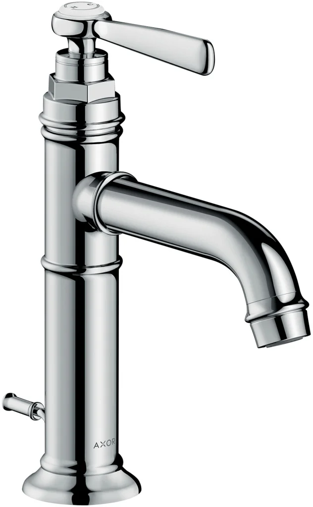 Hansgrohe AXOR Montreux Einhebel-Waschtischmischer 100, Chrom, Ausladung 142 mm, Auslaufhöhe 98 mm, Hebelgriff, Normalstrahl, max. Durchfluss 5 l/min