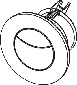 flushpoint pneum. Fernauslösung Kunststoff Zweimengentechnik, weiß glzd. flushpoint pneum. Fernauslösung Kunststoff Zweimengentechnik, weiß glzd.