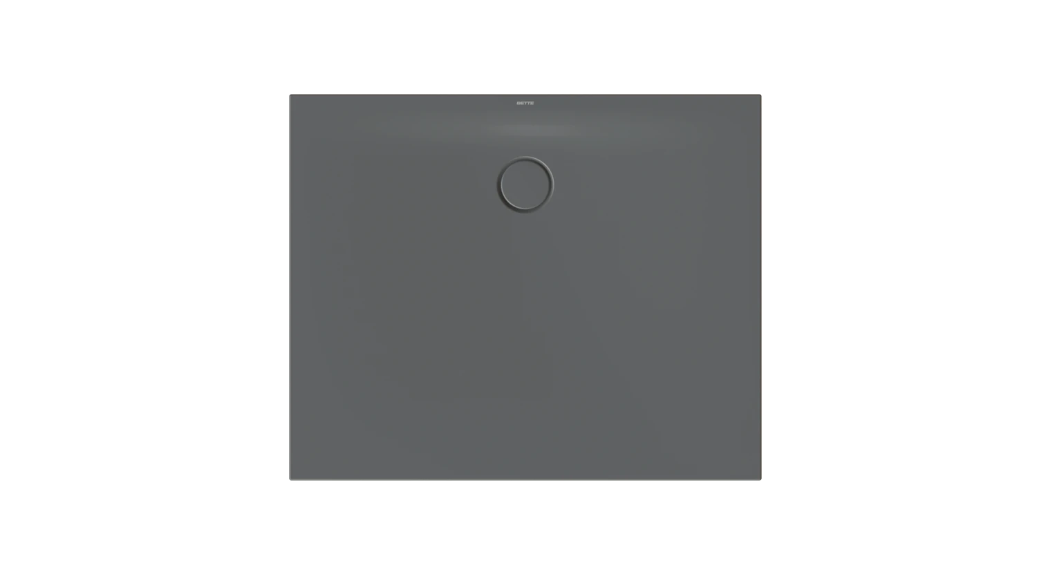 Bette rechteck Duschwanne „BetteFloor Side“ 1100 × 900 mm mit BetteAntirutsch Pro, ohne Oberflächenveredelung, ohne Wannenträger, in Raven
