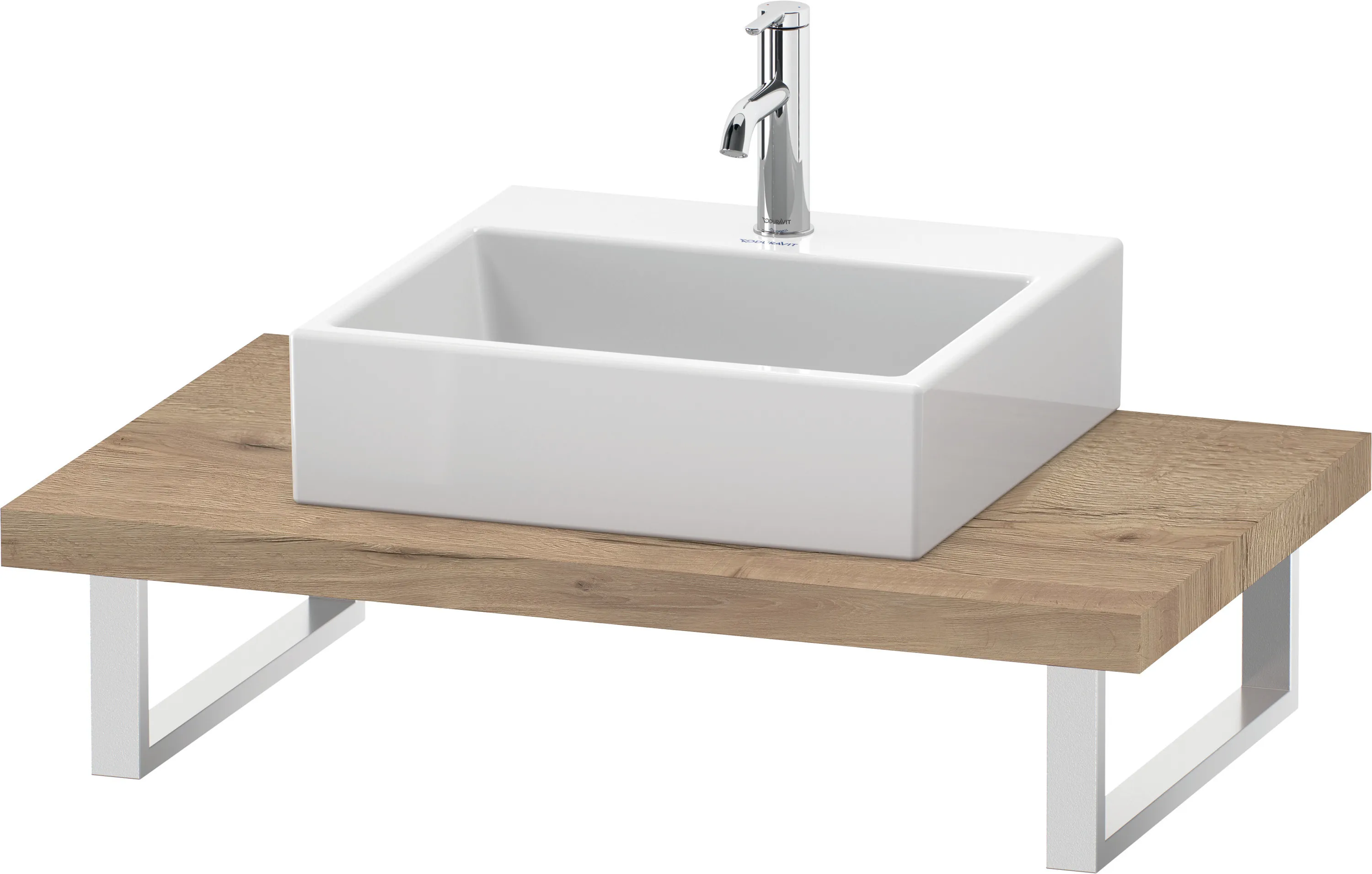 Duravit Konsole „L-Cube“ in Eiche Marmoriert Duravit Konsole „L-Cube“ in Eiche Marmoriert