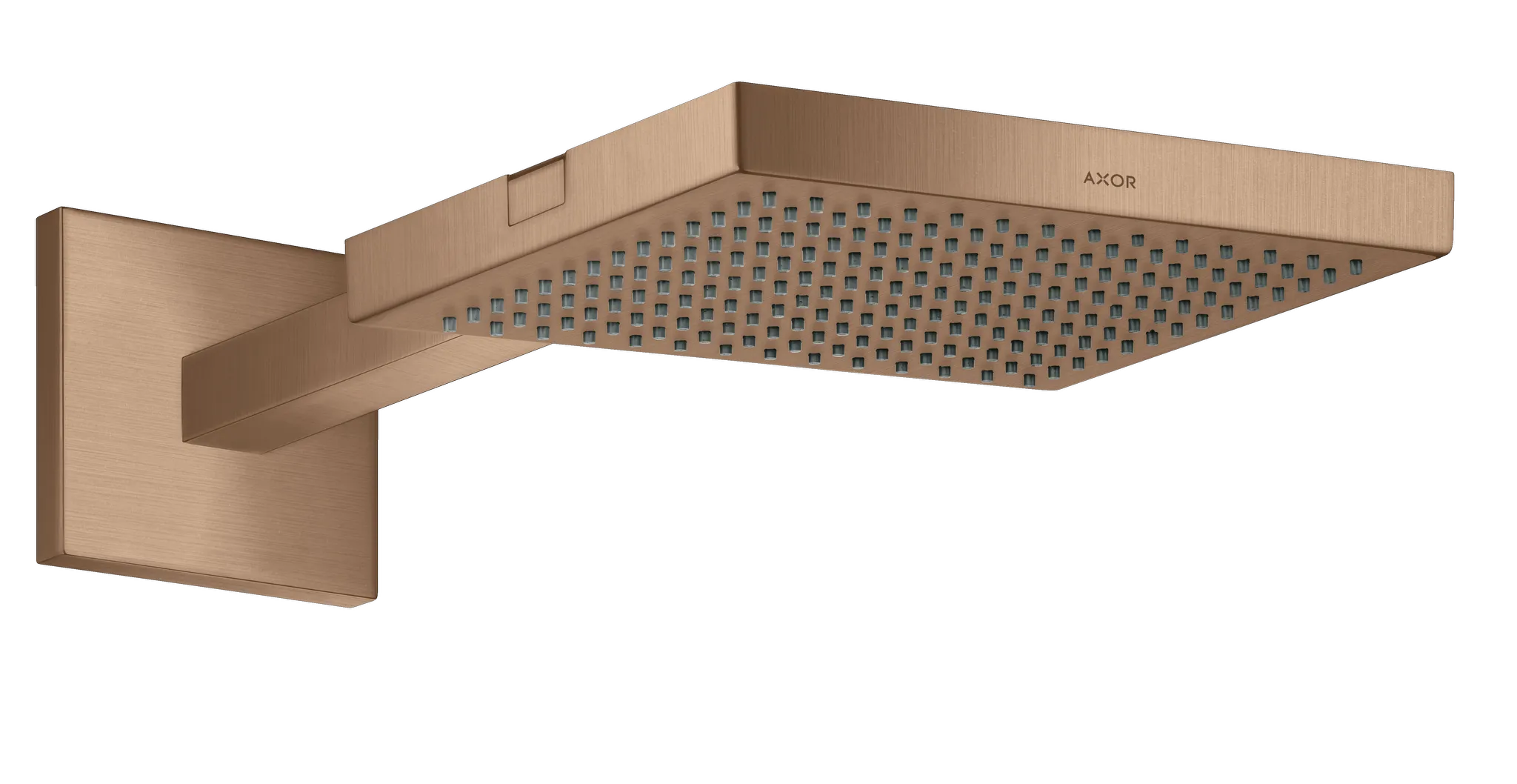 Hansgrohe AXOR Starck Kopfbrause 240⁄240 1jet Brushed Red Gold mit Brausearm Hansgrohe AXOR Starck Kopfbrause 240⁄240 1jet Brushed Red Gold mit Brausearm