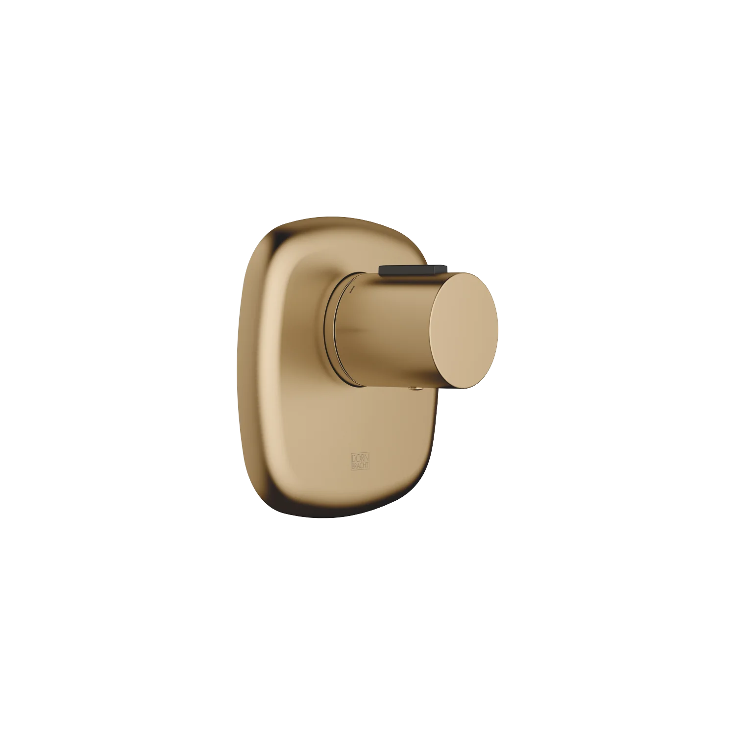 Dornbracht COYA xTOOL UP-Thermostat ohne Mengenregulierung, Dark Brass gebürstet (PVD), Abdeckplatte 123 x 123 mm