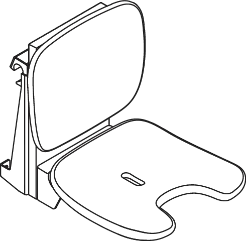 Einhängesitz „Serie 802 LifeSystem“ in Anthrazit glänzend / Anthrazit matt Einhängesitz „Serie 802 LifeSystem“ in Anthrazit glänzend / Anthrazit matt