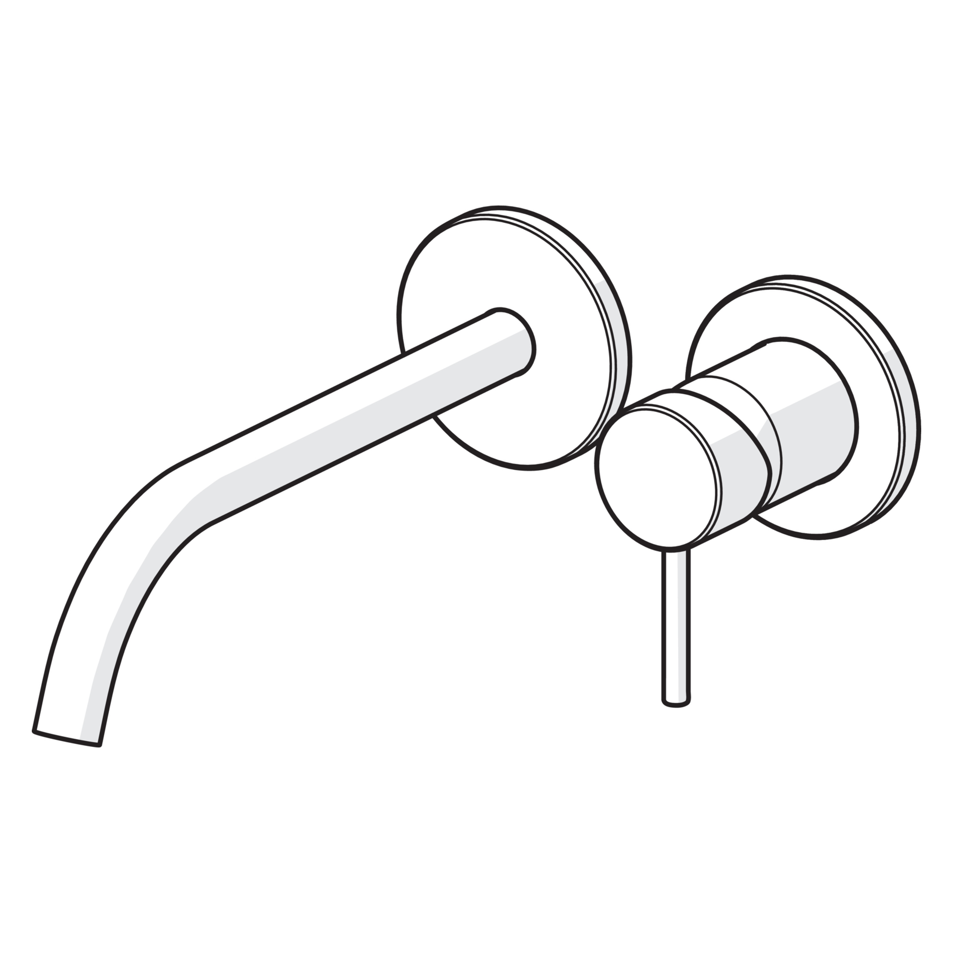 HansaPUBLIC Waschtischarmatur Hansastela 2021 Einhebelmischer Fertigmontageset für Waschtischbatterie 5793 Rosette rund Ausladung 225 mm Chrom HansaPUBLIC Waschtischarmatur Hansastela 2021 Einhebelmischer Fertigmontageset für Waschtischbatterie 5793 Rosette rund Ausladung 225 mm Chrom