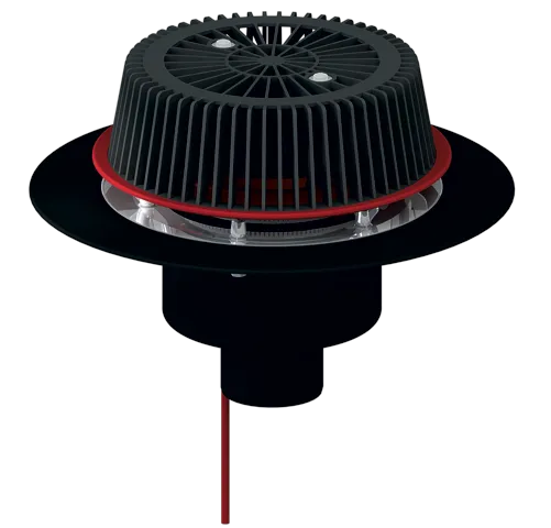 Notablauf SuperDrain 62 H Schraubflansch, beheizt, DN 70 Notablauf SuperDrain 62 H Schraubflansch, beheizt, DN 70