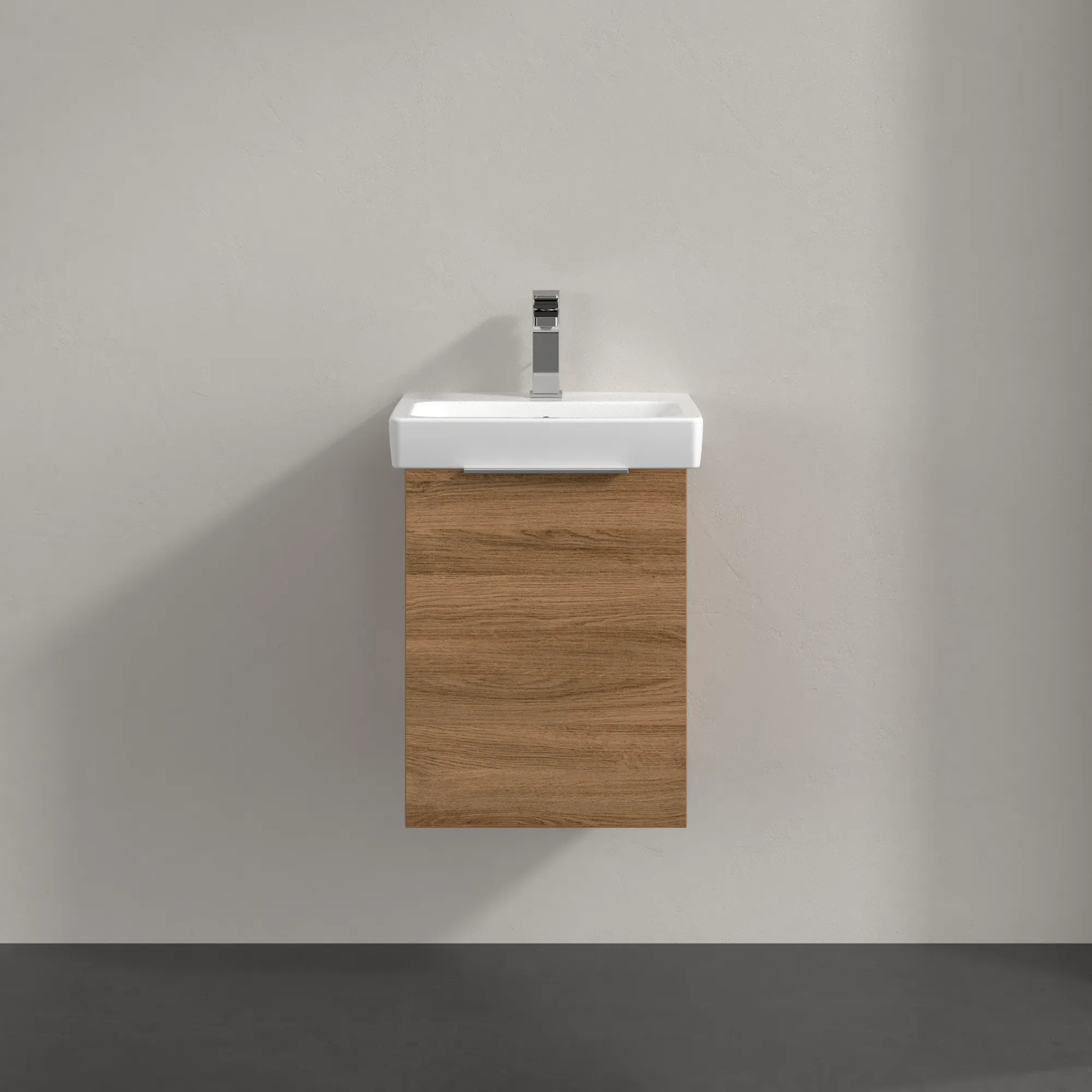 Villeroy & Boch Waschtischunterschrank „Architectura“ 400 × 520 mm Kansas Oak, Anschlag links Villeroy & Boch Waschtischunterschrank „Architectura“ 400 × 520 mm Kansas Oak, Anschlag links