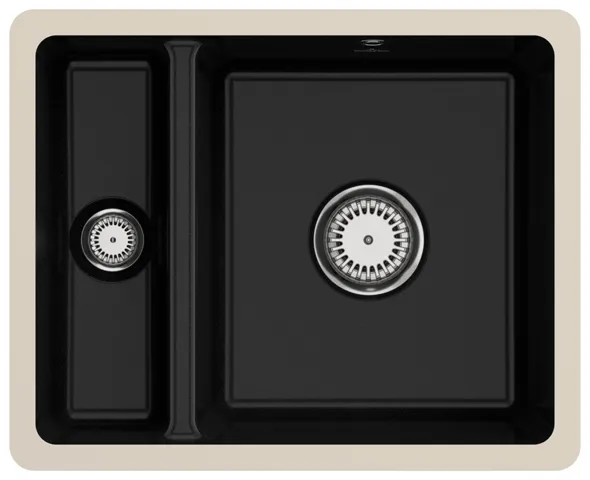 Villeroy & Boch Unterbau-Küchenspülbecken „Subway“ 60 XU 545 × 440 × 200 mm, für Becken rechts in Chromite Villeroy & Boch Unterbau-Küchenspülbecken „Subway“ 60 XU 545 × 440 × 200 mm, für Becken rechts in Chromite