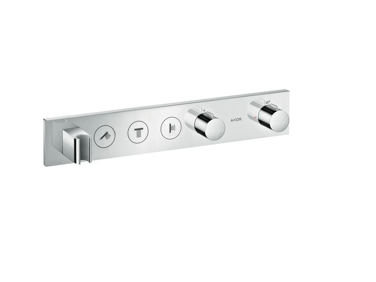 Hansgrohe AXOR ShowerSolutions Thermostatmodul Select 3 Verbraucher Chrom Unterputz