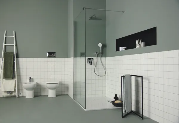 Kopfbrause Idealrain Luxe, 300x200mm, Edelstahl poliert Kopfbrause Idealrain Luxe, 300x200mm, Edelstahl poliert