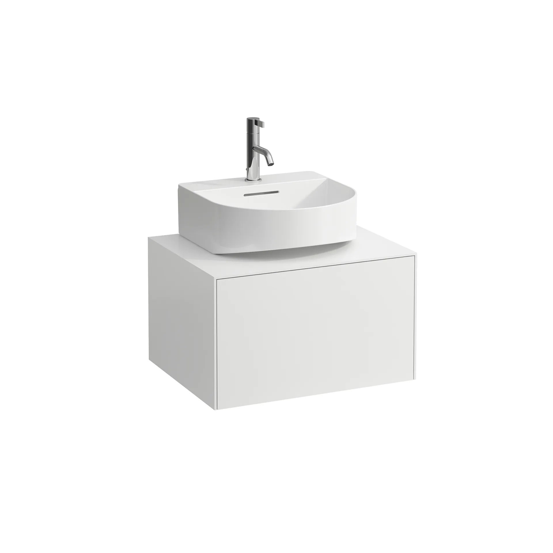 Laufen Waschtischunterbau SONAR 457x577x341, Schubladenelement Sonar 580x340x450, Weiß matt Laufen Waschtischunterbau SONAR 457x577x341, Schubladenelement Sonar 580x340x450, Weiß matt