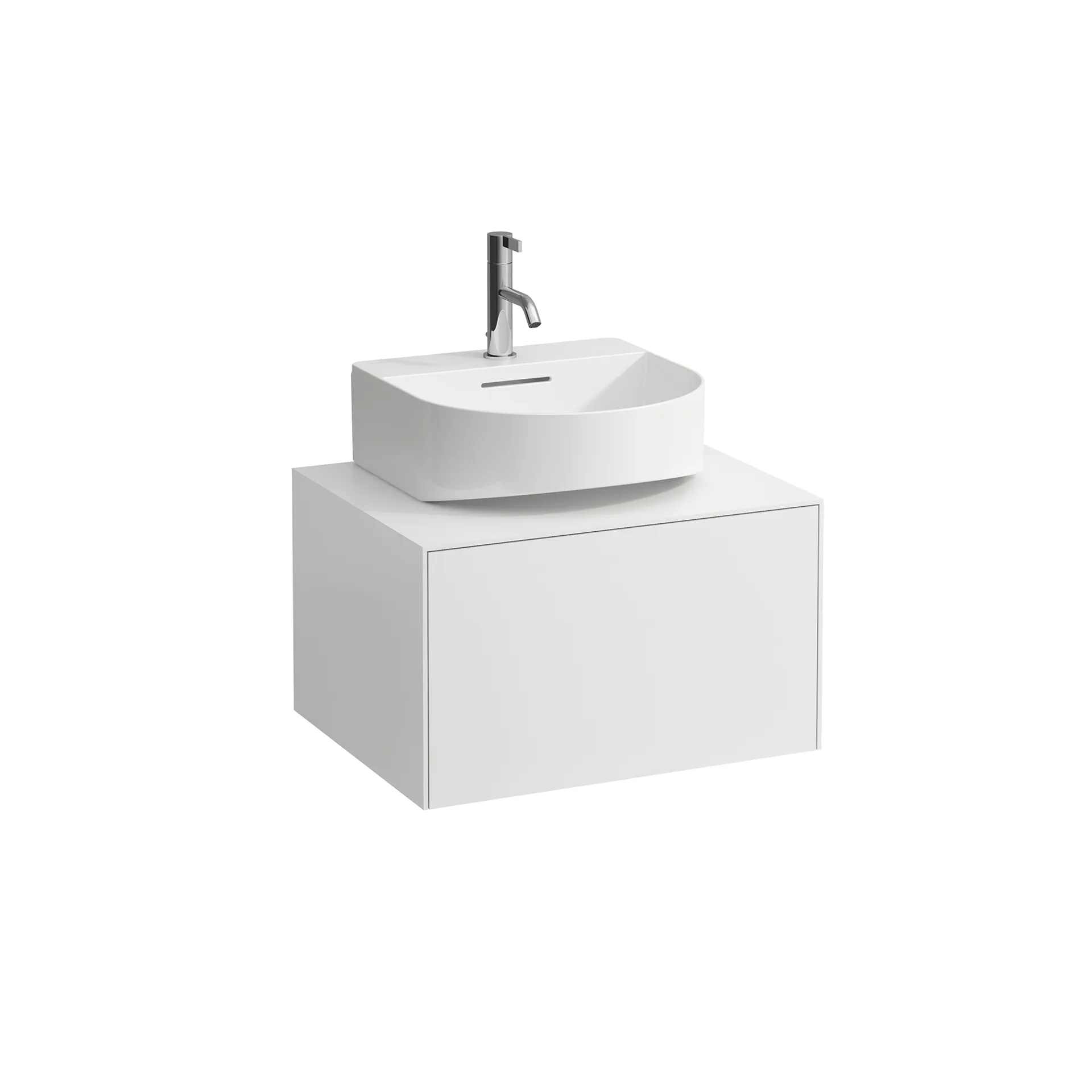 Laufen Waschtischunterbau SONAR 457x577x341, Schubladenelement Sonar 580x340x450, Weiß matt Laufen Waschtischunterbau SONAR 457x577x341, Schubladenelement Sonar 580x340x450, Weiß matt