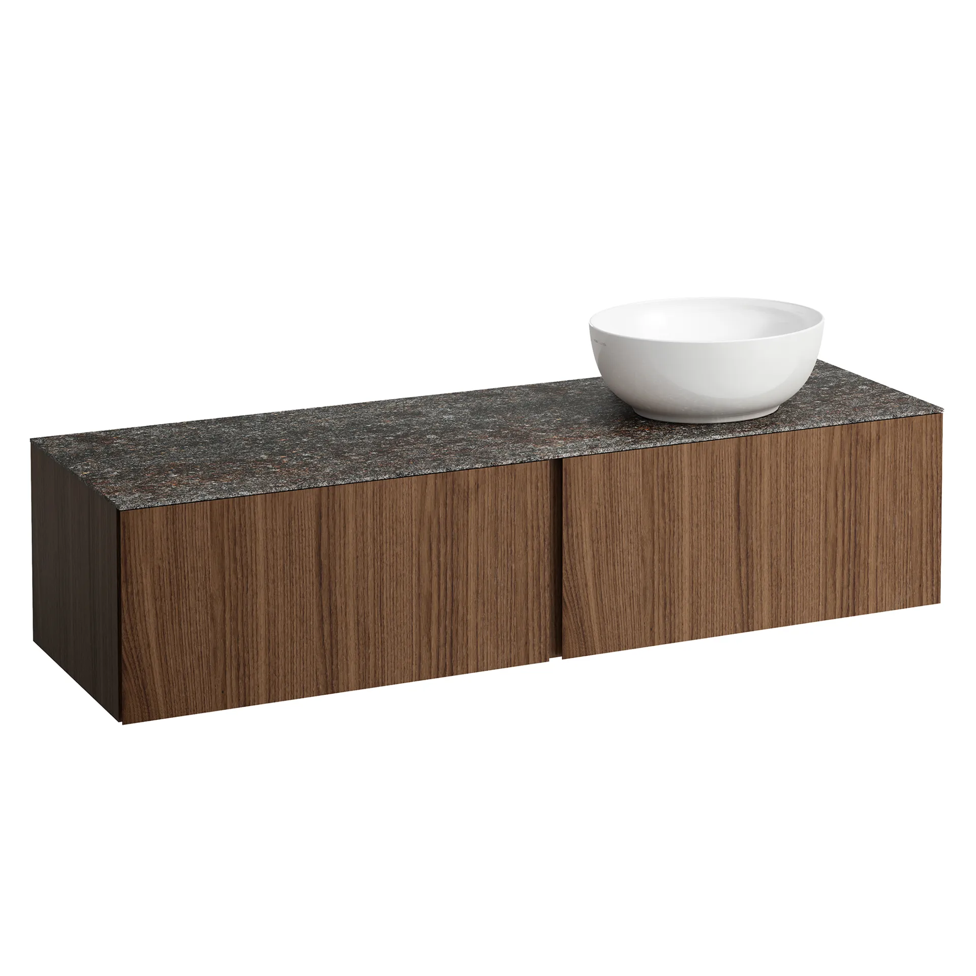 Schubladenelement (Waschtischunterbau+Waschtischplatte) ILBAGNOALESSI 500x1600x370 2 Schubladen integrierte versteckte Griffe seitlich Vollauszug Soft-Close Ausschnitt rechts Marrone Naturale Top passend zu Waschtisch H818975/6 H818977/8 Weiß matt Schubladenelement (Waschtischunterbau+Waschtischplatte) ILBAGNOALESSI 500x1600x370 2 Schubladen integrierte versteckte Griffe seitlich Vollauszug Soft-Close Ausschnitt rechts Marrone Naturale Top passend zu Waschtisch H818975/6 H818977/8 Weiß matt
