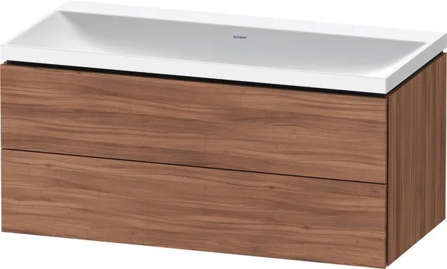 Duravit Möbelset c-shaped Set wandhängend wandhängend „L-Cube“ 100 × 48 × 48 cm Nussbaum Natur Duravit Möbelset c-shaped Set wandhängend wandhängend „L-Cube“ 100 × 48 × 48 cm Nussbaum Natur